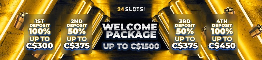 24 Slots - Welcome Bonus