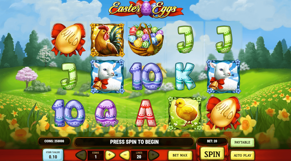 Easter Eggs online slot from Playn Go