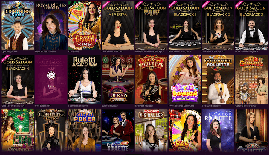 Malina live casino