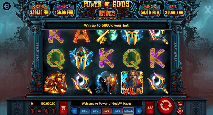 Power of Gods Hades gameboard