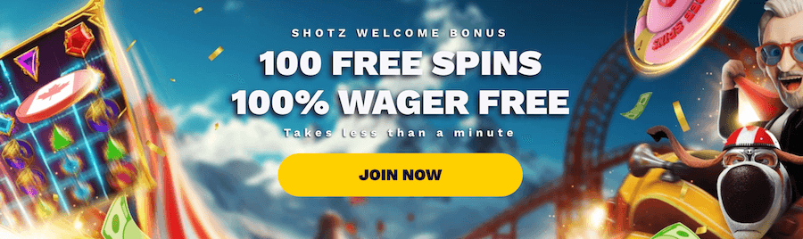 Shotz Welcome bonus