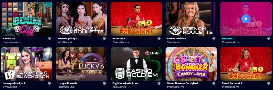 Tahiti Casino - Live Casino