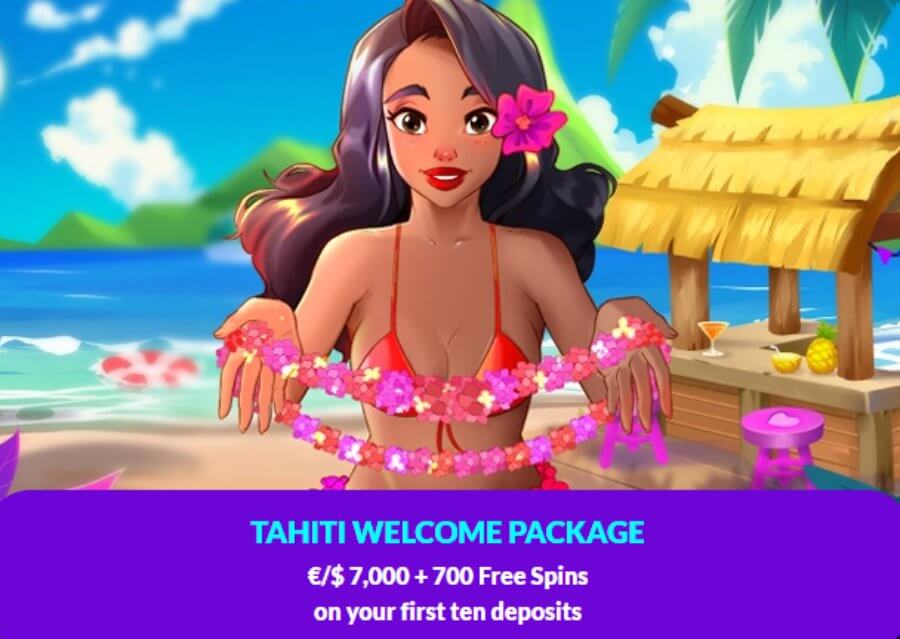 Tahiti Casino - Welcome Bonus