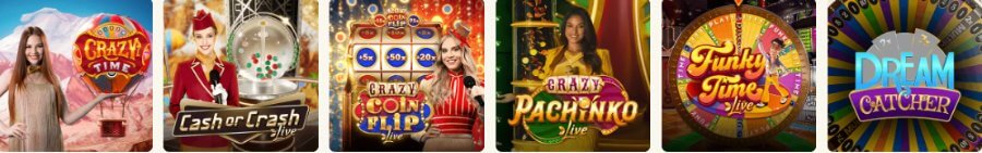 game shows available at fatfruit casino