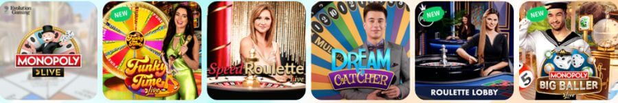 live dealer games available at happy hugo - canada casino