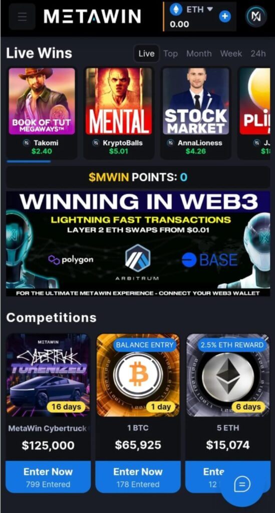 metawin casino on mobile devices - canada casino