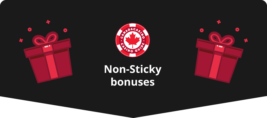 non-sticky bonuses at canadacasino