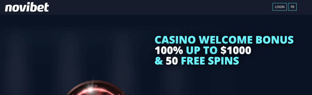 novibet welcome offer - canada casino