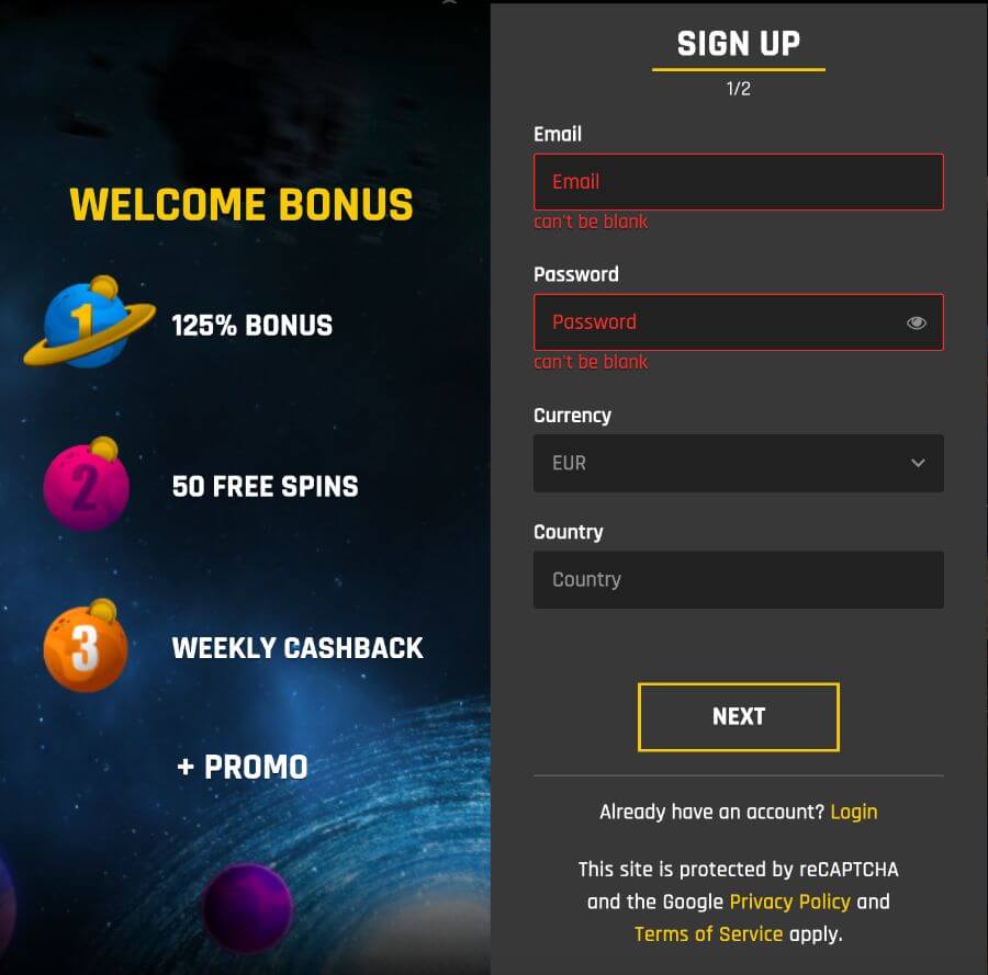 register at casino universe - canada casino