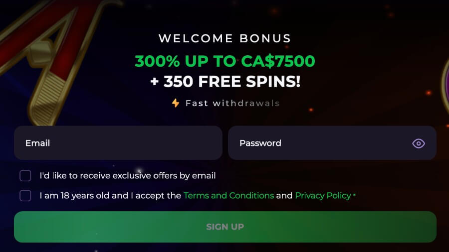 register at kosmonaut casino - canada casino