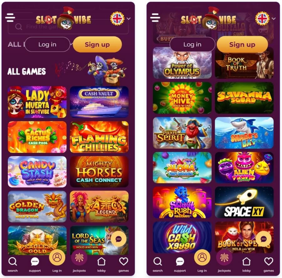 slotvibe on mobile - canada casino