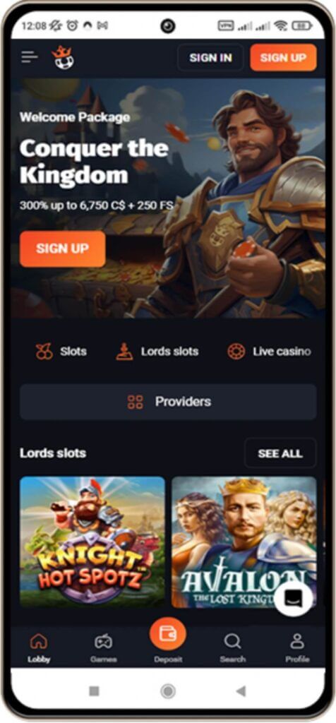 play slotlords casino on mobile devices - canada casino